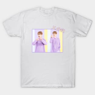 BTS - Jimin i purple you korean text white T-Shirt